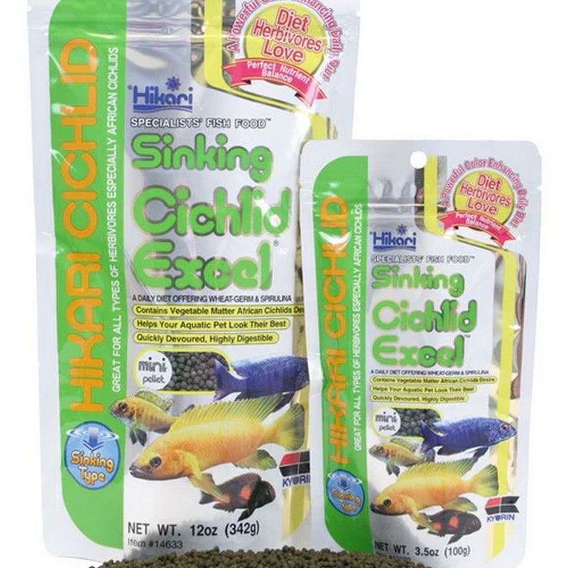 Hikari Sinking Cichlid Excel Mini Pellets 342g